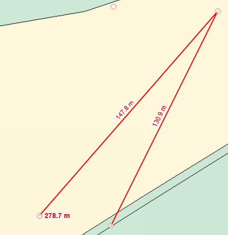 Winkel und Entfernung
